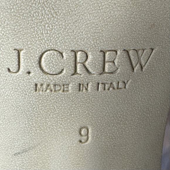 J.Crew Size 9 Lucca Suede Sandals Teal Style 37224 Made in Italy - Picture 6 of 13